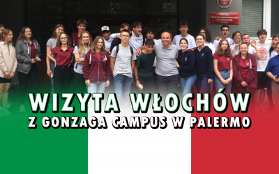 Wizyta Włochów z jezuickiej szkoły Gonzaga Campus w Palermo