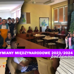 Podsumowanie wymian międzynarodowych w roku szkolnym 2023/2024