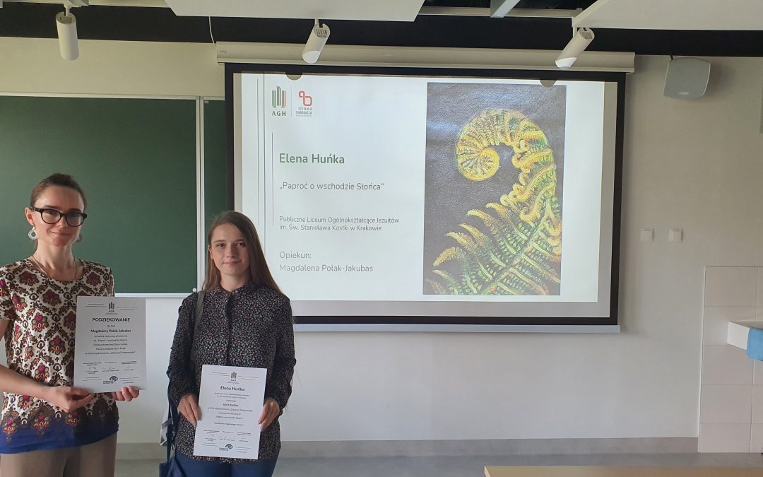 Mamy Finalistkę w Konkursie organizowanym przez AGH