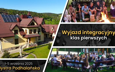 Wyjazd integracyjny klas pierwszych – wrzesień 2025